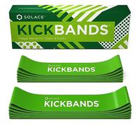 KICK BANDS - Bandas de silla para niños con pies inquietos - Bandas de silla para niños - Paquete de 12 - Bandas hinchables para TDAH para sillas y escritorios de aula - Banda sensorial Solace (verde)