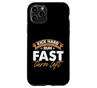 Kick Hard Run, gira rápido a la izquierda, jugador de kickball Carcasa para iPhone 11 Pro