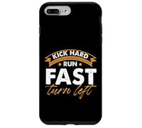 Kick Hard Run, gira rápido a la izquierda, jugador de kickball Carcasa para iPhone 7 Plus/8 Plus
