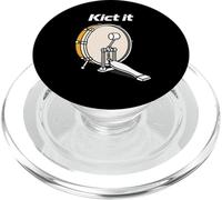 Kick It Pedal Bass Drum Drummer Musical Beat PopSockets PopGrip para MagSafe