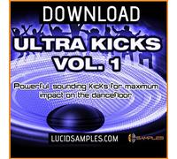 KICK Music Production Ultra Kicks Vol. 1 - Muestras Power Kick para pistas de club | Apple Loops/AIFF Download