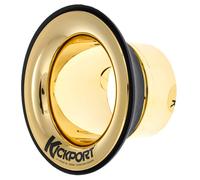 Kick Port Bass Drum Insert Booster Gold