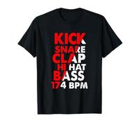 Kick Snare Clap Hi Hat Bass 174 BPM Camiseta