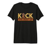 Kick The Dust Line, Amante del Baile, bailarín Occidental, Baile en línea Camiseta Premium