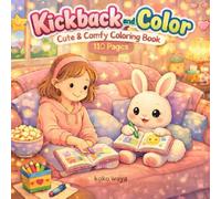 kickback and color coloring book: Cozy Cute Pages for Relaxation Creativity Stress Relief Fun