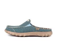 Kickback Chaise Classic - Zapatillas de Lona Ligeras para Hombre - Mocasines cómodos para Todo el día - Slip On o Slide en Calzado Casual para Hombre - Turqoise - EU44
