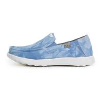 Kickback Couch 2.0 - Mocasines Ligeros de Lona para Hombre - Slip On Casual con Comodidad Todo el Día - Color Washedout Blue - Talla EU44