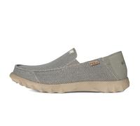 Kickback Couch Classic Mocasines Slip-On de Hombre en Canvas - Zapatos Casuales Ligeros de Verano para Viajes y Playa con Suela Antideslizante y Ajuste Cómodo Diario - Rocket Grey, EU 44