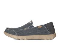 Kickback Couch Classic Mocasines Slip-On de Hombre en Canvas - Zapatos Casuales Ligeros de Verano para Viajes y Playa con Suela Antideslizante y Ajuste Cómodo Diario - Navy, EU 45