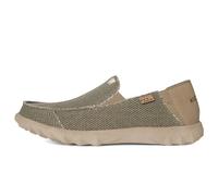 Kickback Couch Classic Mocasines Slip-On de Hombre en Canvas - Zapatos Casuales Ligeros de Verano para Viajes y Playa con Suela Antideslizante y Ajuste Cómodo Diario - Khaki, EU 44