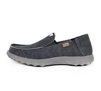Kickback Couch Classic Mocasines Slip-On de Hombre en Canvas - Zapatos Casuales Ligeros de Verano para Viajes y Playa con Suela Antideslizante y Ajuste Cómodo Diario - Dark Navy, EU 42