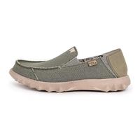 Kickback Couch Classic - Zapatos Hombre Lona Ligeras Slip On Mocasines - Casual Hombre Slips On o Slide In - Khaki - EU44