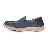 Kickback Couch Classic - Zapatos Hombre Lona Ligeras Slip On Mocasines - Casual Hombre Slips On o Slide In - Navy - EU43