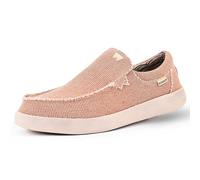 Kickback Don Juan - Mocasines Slip On Hombre - Zapatillas Slip in Lona Ligeras - Calzado Casual Hombre - Diseñadas con un Volumen Más Bajo para Ajustarse a un Pie Más Delgado - Rust - EU40