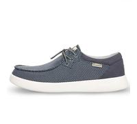 Kickback Haven Mocasines Slip-On de Hombre Estilo Sneaker - Zapatos Casual de Mesh Elástico con Cordones Elásticos - Cómodos y Elegantes para el Uso Diario en Verano - Blue, EU 42