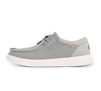 Kickback Haven Shoes - Mocasines - Color Silver Grey - Ligeros Zapatos Casual con Cordones para Hombre - Comodidad para Todo el día - Zapatillas Slip on Hombre - Talla EU43