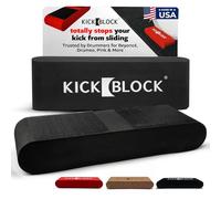 KickBlock Ancla para bombo - El mejor tapón de tambor del mundo para prevención de deslizamientos y deslizamientos - Tecnología Ultra-Grip - Accesorio ligero y portátil - Negro escenario