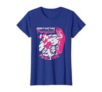 Kickboxing Chica Muay Thai | No Dejes Que la Cola de Caballo te engañe Camiseta, Mujer, Azul Real, M