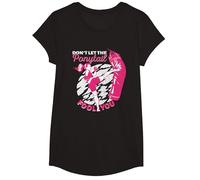 Kickboxing Chica Muay Thai | No Dejes Que la Cola de Caballo te engañe Camiseta, Niñas, Negro, S