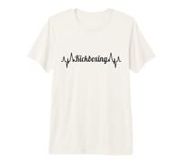 Kickboxing ECG Heartline Artista marcial Camiseta Premium