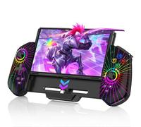 KICKDOT Controlador de interruptor con palanca de mando Hall para Nintendo Switch/OLED, interruptor con cable de una sola pieza con control profesional con Turbo/4 ranuras de juego/vibración