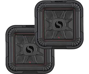 KICKER 2 subwoofers para Coche 46L7T102 de 10 Pulgadas 1000 W L7T Solo-Baric Subs L7T102 DVC de 2 ohmios
