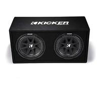 KICKER 43DC122 Dual Comp - Caja de subwoofer ventilada de 12 pulgadas, 2 ohmios, cumple con RoHS