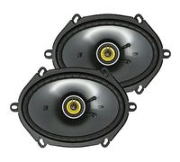KICKER CS Series CSC68 - Altavoz de Sistema de Audio para automóvil de 6 x 8 Pulgadas, Color Negro (Paquete de 2)