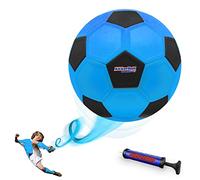 Kickerball - Balón de fútbol/juguete de fútbol con curvas y giros - patea como los profesionales, gran regalo para niños y niñas - Perfecto para partidos o juegos al aire libre e interior (azul)