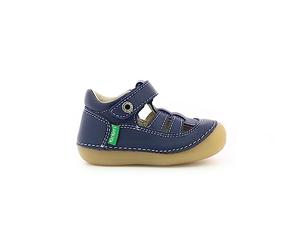 Kickers 611084-10-102 Bebé-Niños Sandalias, Azul (Marine 102), 18 EU