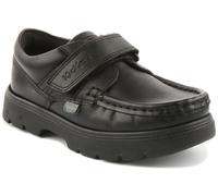 KICKERS Bebés Carter Ajustable Gancho y Lazo Tira en Negro Talla UK 8-12