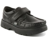 KICKERS Bebés Carter Ajustable Gancho y Lazo Tira en Negro Talla UK 8 -
