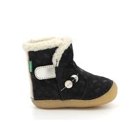 Kickers Botas de piel con pelo sintético So Windy, suela flexible. Talla 20. Color Azul
