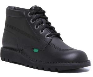 Kickers Botas Regreso Al Escuela Niños Hombre Hi Top Piel Niña Mujer Número 3-12