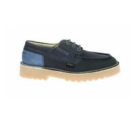 KICKERS Derbies de piel de estilo marinero Daltrey Boat. Color azul