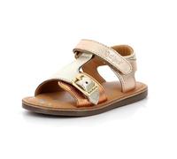 Kickers Diazz, Sandalia Niñas, Beige y Naranja, 20 EU