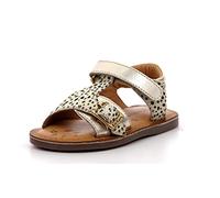 Kickers Diazz, Sandalia para Niñas, Dorado (Pony), 24 EU