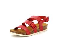 Kickers Kick Alana, Sandalias Planas Mujer, Rojo, 37 EU