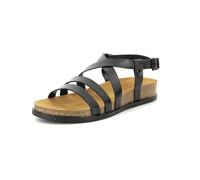 KICKERS Kick Alice, Sandalias Planas Mujer, Negro, 38 EU