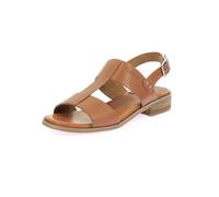 Kickers Kick Bucly, Sandalia con talón Mujer, marrón Claro, 37 EU