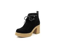 Kickers Kick Claro, Botas Cortas al Tobillo Mujer, Negro, 41 EU