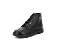 Kickers Kick Col, Botas Slouch para Niñas, Negro, 32 EU