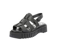 Kickers Kick Faliya, Sandalias Planas Mujer, Negro, 38 EU
