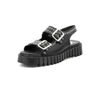 KICKERS Kick Falk, Sandalia Mujer, Negro, 36 EU