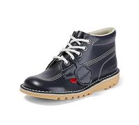 Kickers Kick Hi Core Botines Mujer, Azul (Dark Blue/White), EU 37