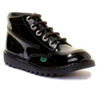 Kickers Kick Hi Joven Talla 36-39 En Negro Talla UK 3 - 6