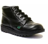 Kickers Botas Regreso Al Escuela Niños Hombre Hi Top Piel Niña Mujer Número 3-12