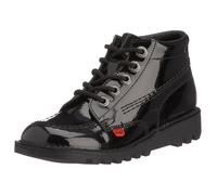 Kickers Kick Hi Youth Core Black Patent-UK 5