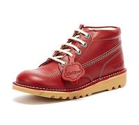 Kickers - Kick Hi Zip, Botas cortas al tobillo Unisex bebé, red, 47 1/3 EU