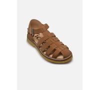 Kickers Kick Lergo, Sandalias Planas Mujer, marrón Claro, 38 EU